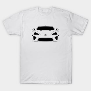 Lexus LFA Monterey Black Outline T-Shirt